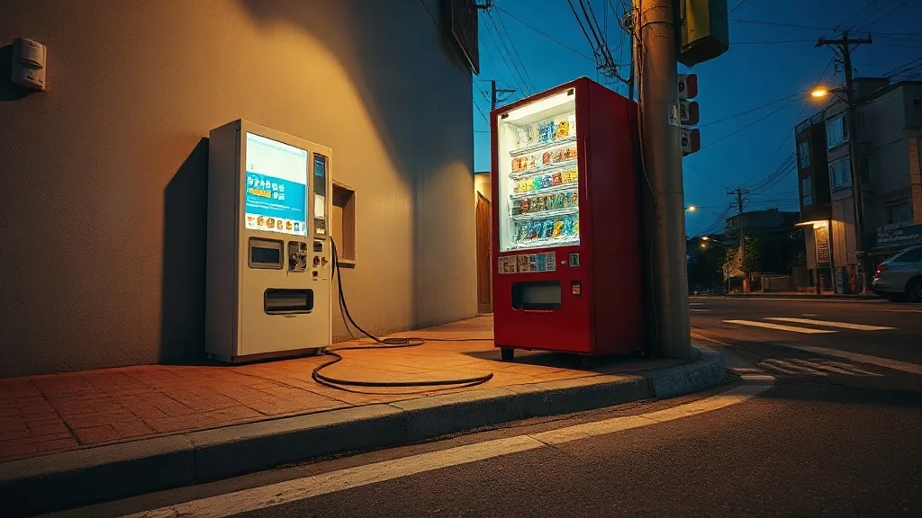電源が届いてなくても設置できる？自動販売機を置くための現実的な電気確保の方法